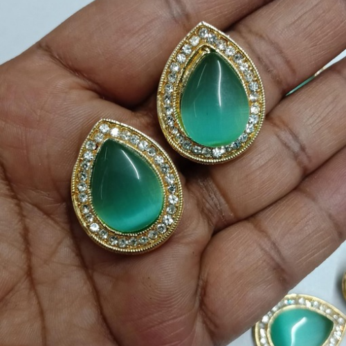 Monalisa Stone Connector - Green