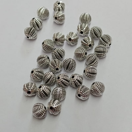 Oxidised Silver Beads (VB-15OXSB)