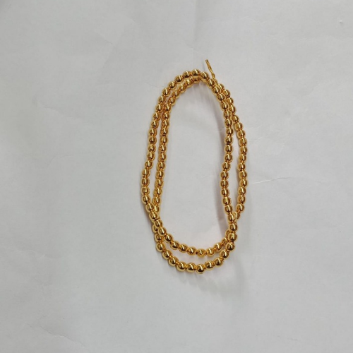 2mm Gold Plated Beads
