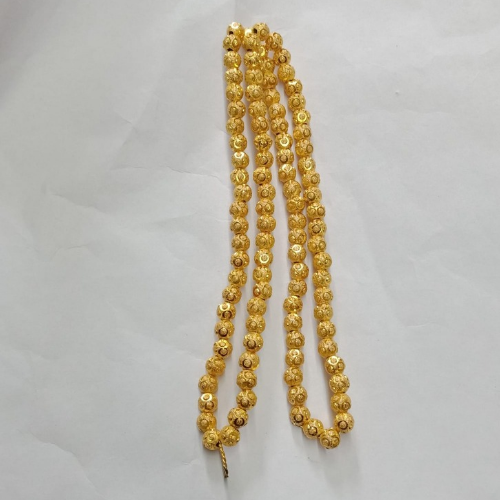 6mm Bindi Gold Plated Beads