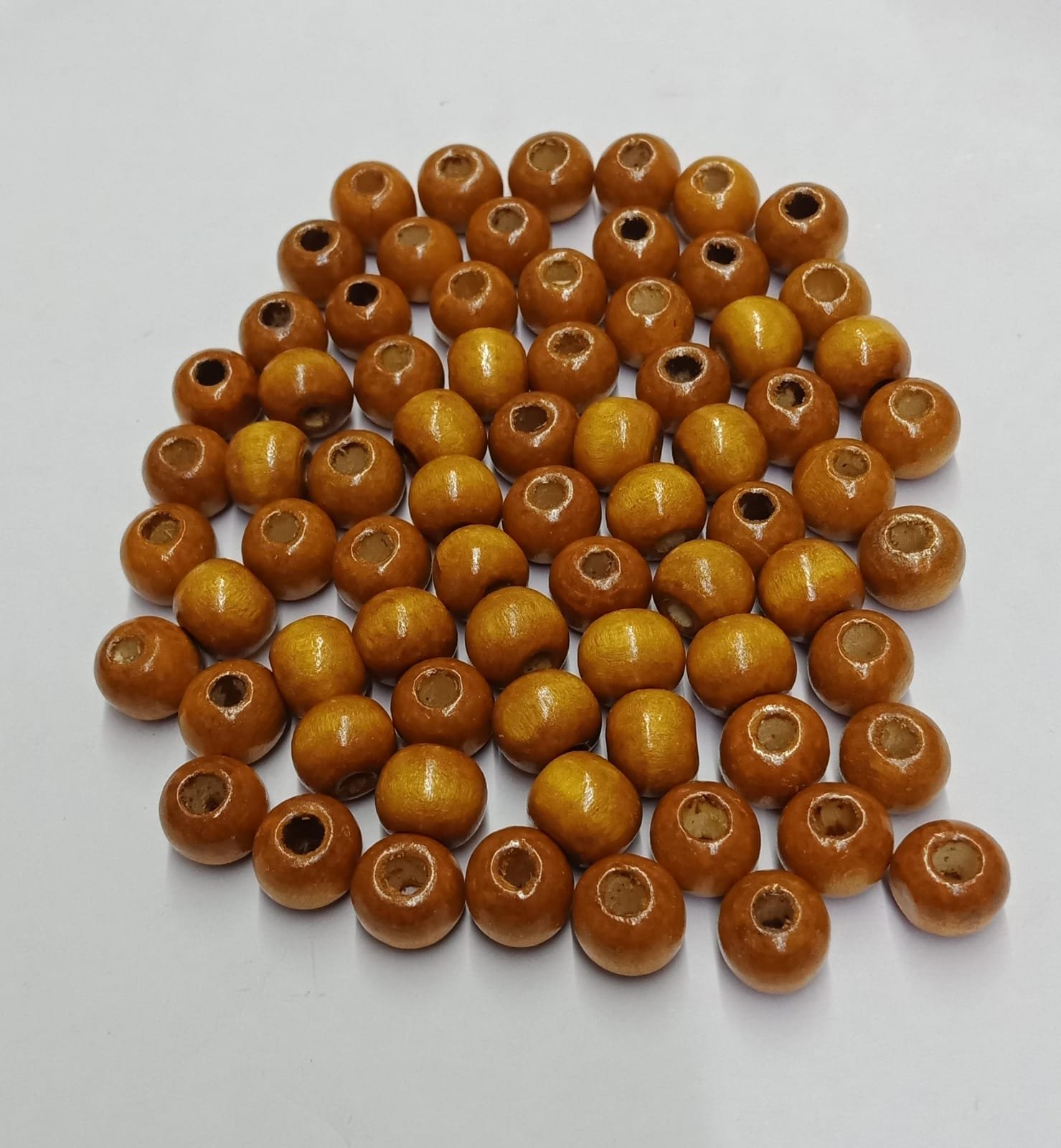10mm Wooden Beads (Wooden colour)